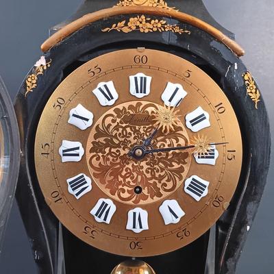 LOT 15: Zenith Swiss Bracket Clock with Shelf