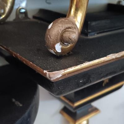 LOT 15: Zenith Swiss Bracket Clock with Shelf