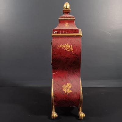 LOT 16: Zenith Swiss Bracket Clock with Shelf