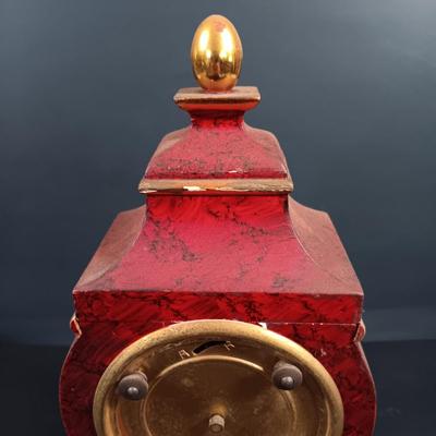 LOT 16: Zenith Swiss Bracket Clock with Shelf