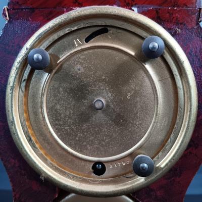 LOT 16: Zenith Swiss Bracket Clock with Shelf