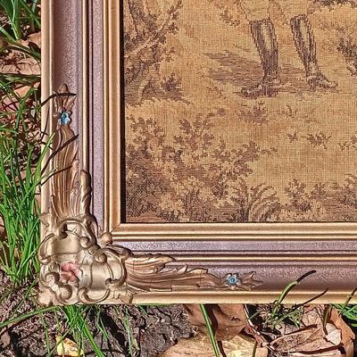 LOT 20: French-Style Framed Large Tapestry