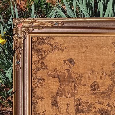 LOT 20: French-Style Framed Large Tapestry