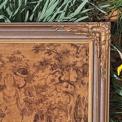 LOT 20: French-Style Framed Large Tapestry