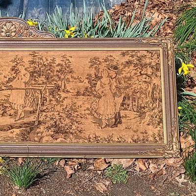 LOT 20: French-Style Framed Large Tapestry