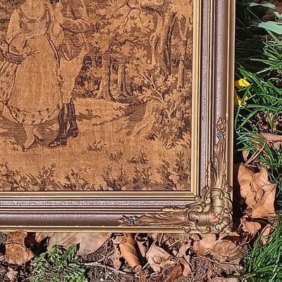 LOT 20: French-Style Framed Large Tapestry