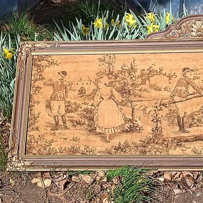 LOT 20: French-Style Framed Large Tapestry