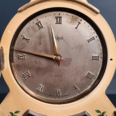 LOT 21: Set of (3) Schatz & Sohne Germany 400-Day Clocks with Shelves