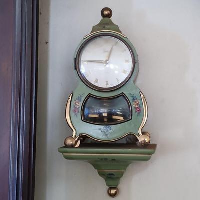 LOT 21: Set of (3) Schatz & Sohne Germany 400-Day Clocks with Shelves