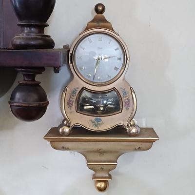 LOT 21: Set of (3) Schatz & Sohne Germany 400-Day Clocks with Shelves