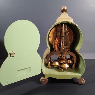 LOT 21: Set of (3) Schatz & Sohne Germany 400-Day Clocks with Shelves