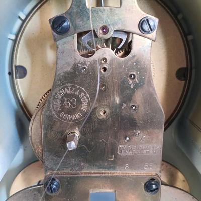 LOT 21: Set of (3) Schatz & Sohne Germany 400-Day Clocks with Shelves