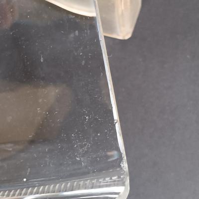 LOT 23: Lebolt & Co. Glass-Case Anniversary Clock w/ Equity Rising Moon Clock