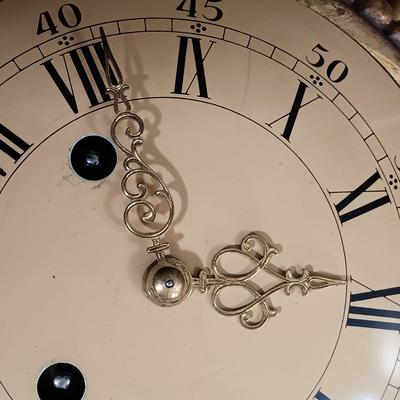 LOT 24: Westerstrand Töreboda Swedish Rococo-Style Gilt Wood Wall Clock