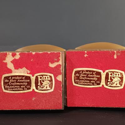 LOT 26: Vintage Brass Eagle Plaque, Philadelphia Mfg. Co. Lincoln Bronze Busts & Books