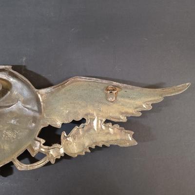 LOT 26: Vintage Brass Eagle Plaque, Philadelphia Mfg. Co. Lincoln Bronze Busts & Books