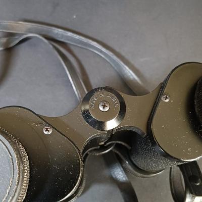 LOT 27: Set of (3) Binoculars Gavet Paris, Swift Rainier and Mercury w/ Books & Vintage Acme Whistle