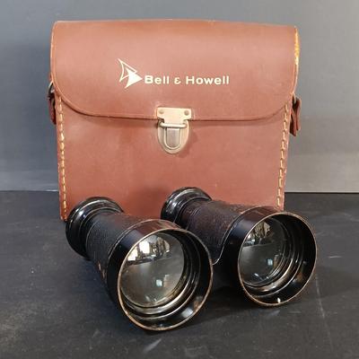 LOT 27: Set of (3) Binoculars Gavet Paris, Swift Rainier and Mercury w/ Books & Vintage Acme Whistle