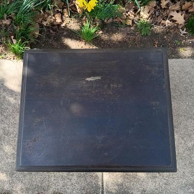 LOT 191: Vintage Nightstand with Airguide Weather Station