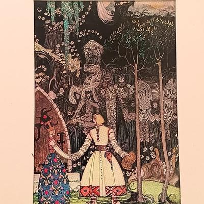 LOT 194: Kay Nielsen Matted Prints with 'One Hundred Etchings' from the Collection of the State Hermitage Museum 1964 Book