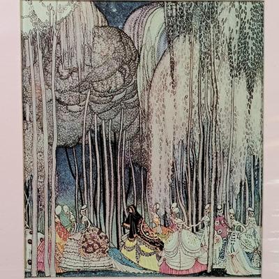 LOT 194: Kay Nielsen Matted Prints with 'One Hundred Etchings' from the Collection of the State Hermitage Museum 1964 Book