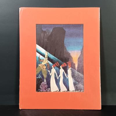 LOT 194: Kay Nielsen Matted Prints with 'One Hundred Etchings' from the Collection of the State Hermitage Museum 1964 Book