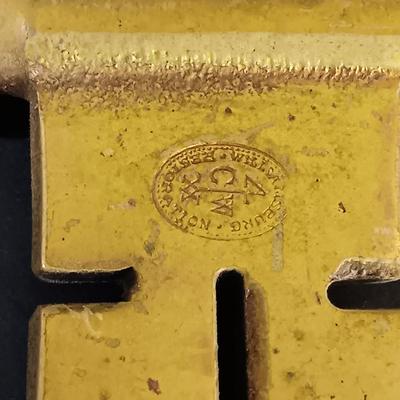 LOT 195: 1876 Philadelphia Centennial Exhibition Visitors Guide w/ Brass Eagle Flag Topper, Bailey Banks & Biddle Co. Miniature...