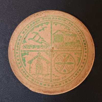 LOT 195: 1876 Philadelphia Centennial Exhibition Visitors Guide w/ Brass Eagle Flag Topper, Bailey Banks & Biddle Co. Miniature...