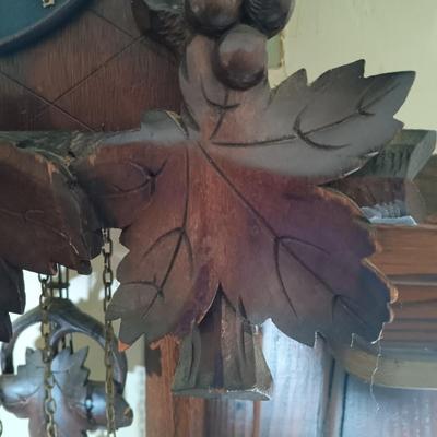 LOT 196: Vintage Wood Cuckoo Clock