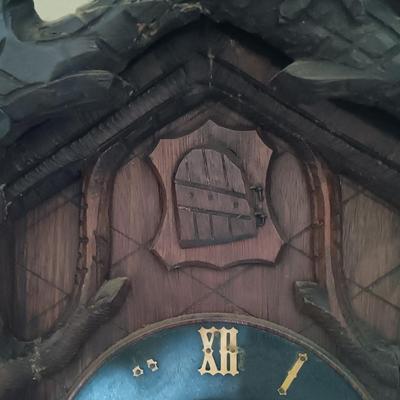 LOT 196: Vintage Wood Cuckoo Clock