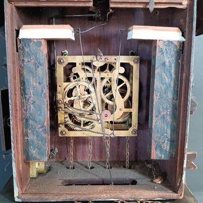 LOT 196: Vintage Wood Cuckoo Clock