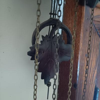 LOT 196: Vintage Wood Cuckoo Clock