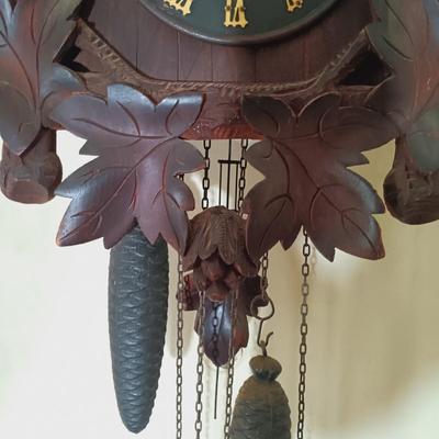 LOT 197: Vintage John Wanamaker Cuckoo Clock