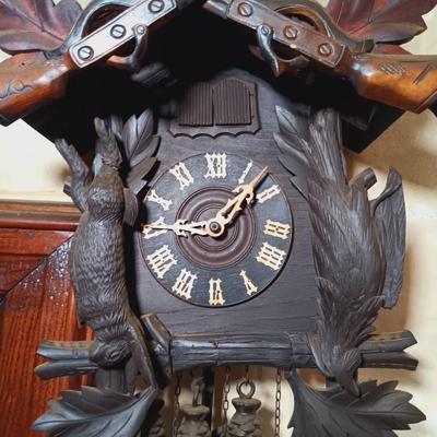 LOT 198: Hubert Herr Vintage Triberg Germany Cuckoo Clock