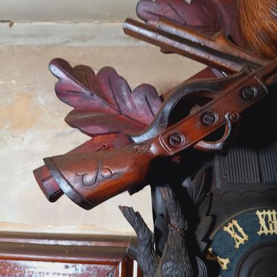 LOT 198: Hubert Herr Vintage Triberg Germany Cuckoo Clock