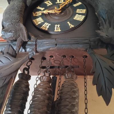 LOT 198: Hubert Herr Vintage Triberg Germany Cuckoo Clock