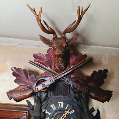 LOT 198: Hubert Herr Vintage Triberg Germany Cuckoo Clock