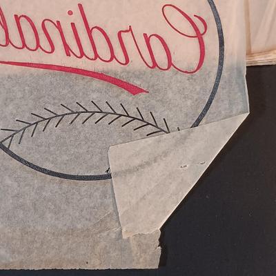 LOT 200: Vintage Iron-On Baseball Team Transfers