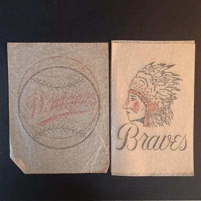 LOT 200: Vintage Iron-On Baseball Team Transfers
