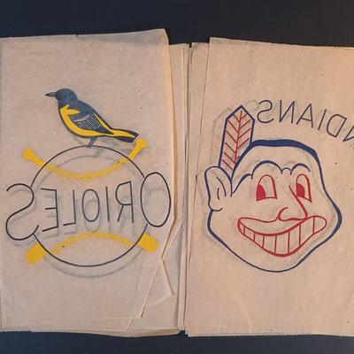 LOT 200: Vintage Iron-On Baseball Team Transfers