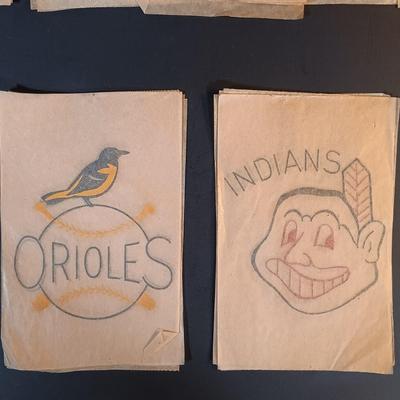 LOT 200: Vintage Iron-On Baseball Team Transfers