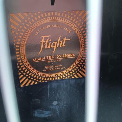 LOT 202: Flight Model TUC-55 Amara Concert Travel Ukulele