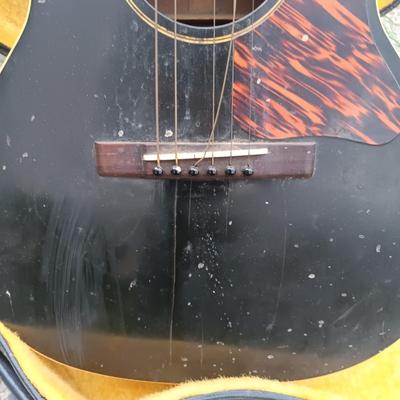 LOT 203: Gibson L-00 Acoustic Guitar (Body Damage) w/ Inagaki Case