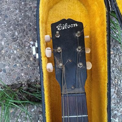LOT 203: Gibson L-00 Acoustic Guitar (Body Damage) w/ Inagaki Case