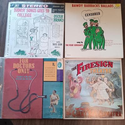 LOT 206: Comedy Related LPs- Bob Newhart, Laugh-In, Flip Wilson, IMUS & More