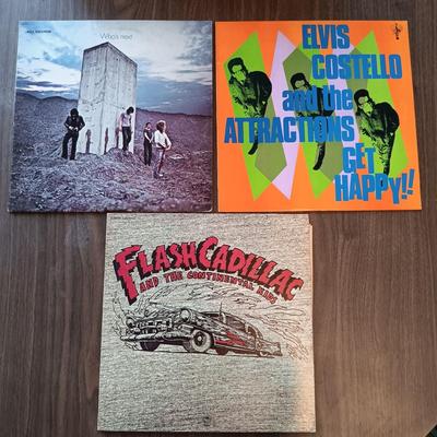 LOT 207: Vintage Rock LPs- Elvis Costello, Buddy Holly, The Who, Frank Zappa & More