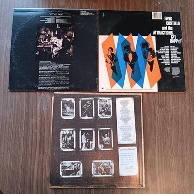 LOT 207: Vintage Rock LPs- Elvis Costello, Buddy Holly, The Who, Frank Zappa & More