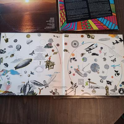 LOT 209: Vintage Rock LPs- ELO, LED Zeppelin, Jiminy Hendrix & More