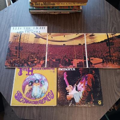 LOT 209: Vintage Rock LPs- ELO, LED Zeppelin, Jiminy Hendrix & More