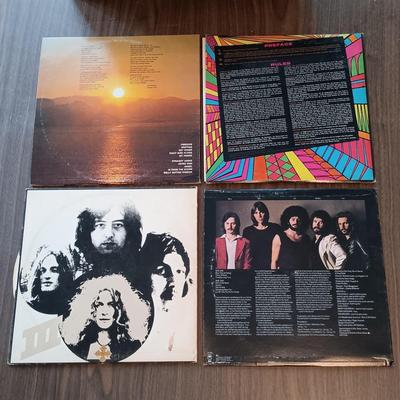 LOT 209: Vintage Rock LPs- ELO, LED Zeppelin, Jiminy Hendrix & More